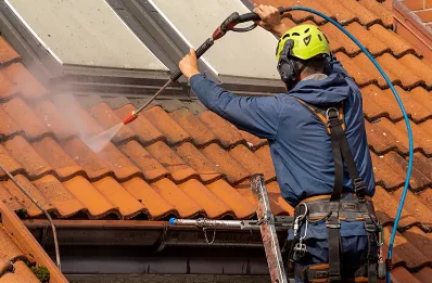Démoussage et hydrofuge de toiture à Aujan-Mournède